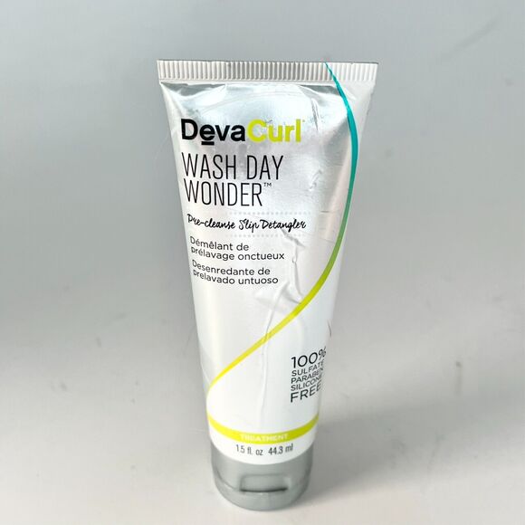 Deva Curl Wash Day Wonder Pre-Cleanse Slip Detangler Travel 1.5 fl oz 44.3ml New - Picture 1 of 7